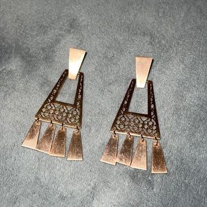 Retired Kendra Scott Rosegold Dangle Earrings
